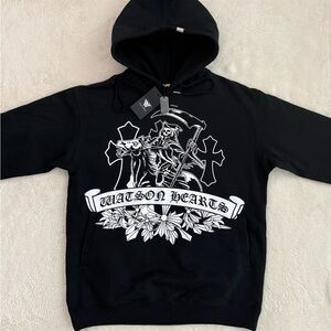 Men’s Watson Hoodie, Watson Hearts, Size Large, NWT